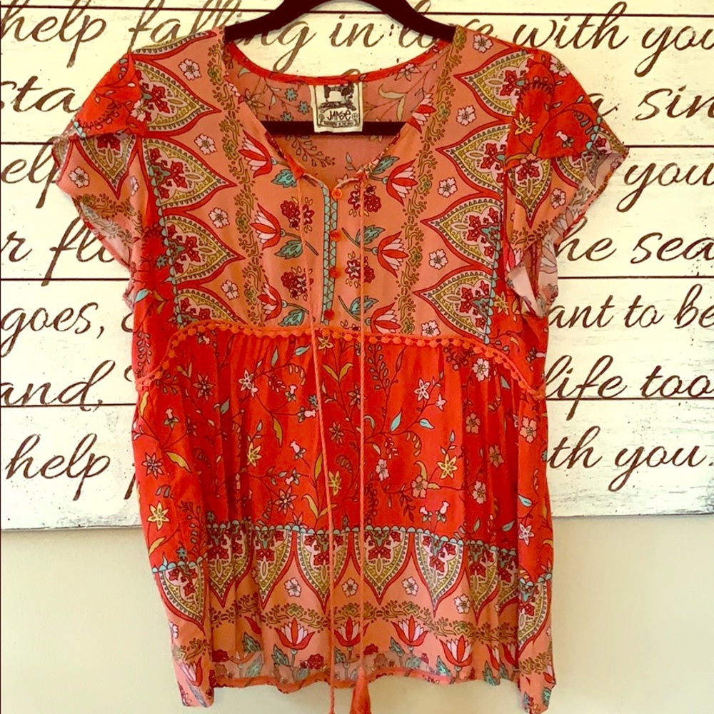 BOHO Jaase Red Top